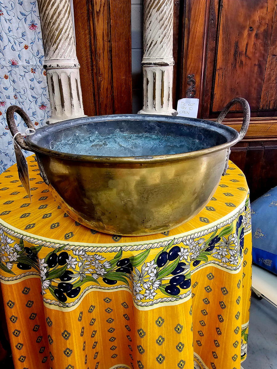 Brass Cauldron The French Cupboard Boutique