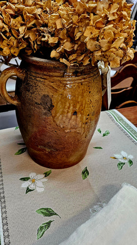 Antique confit pot