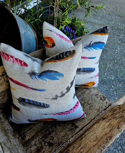 Feathers cushion