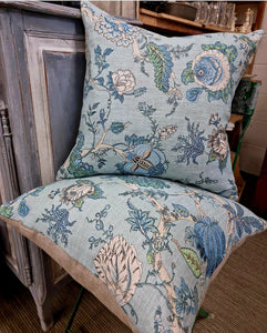 Botanical Blue Cushion