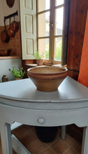Antique earthenware bowl