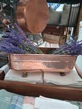 Copper jardiniere