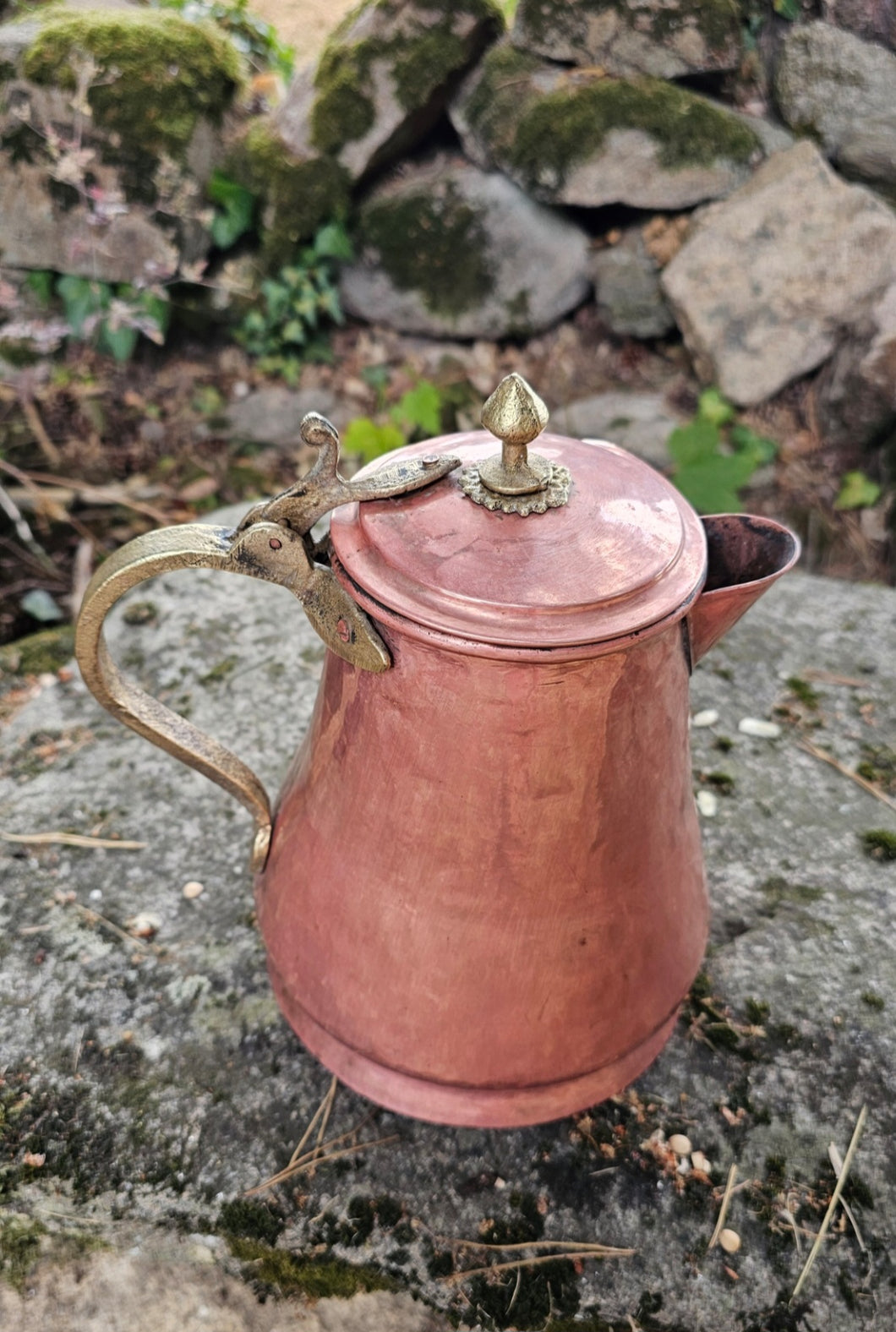 Copper coffee pot