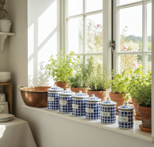 1920's kitchen canisters