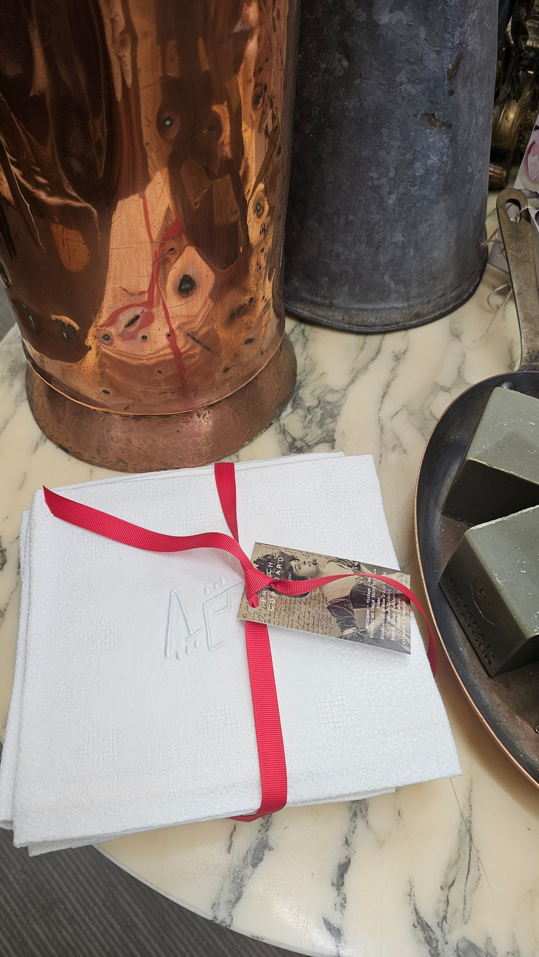 Antique French napkins