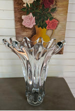 Mid Century 'Tete de Girafe' crystal vase