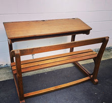 Antique French school desk