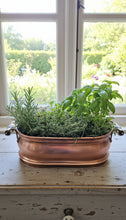 Copper jardiniere