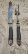 Landier Paris antique carving set