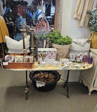 Antique French marble pastry table