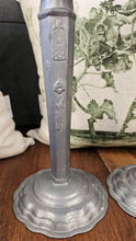 Antique pewter specimen vase