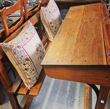 Antique French school desk