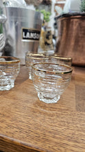 Mid Century cordial glasses 6 cm high