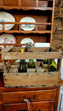 Vintage wine bottle crate