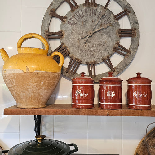 Set of 3 kitchen canisters