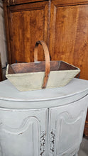 Antique wooden trug