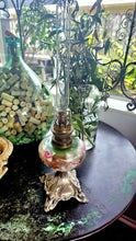 Antique oil lamp
