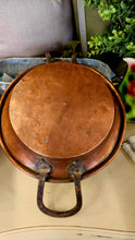 Antique copper baking dish