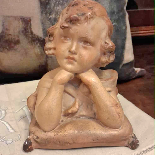 Plaster bust