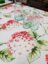 Pink Hydrangea Organza Tablecloth