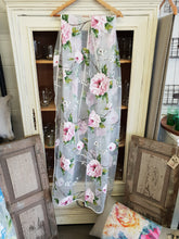 Peony organza tablecloth